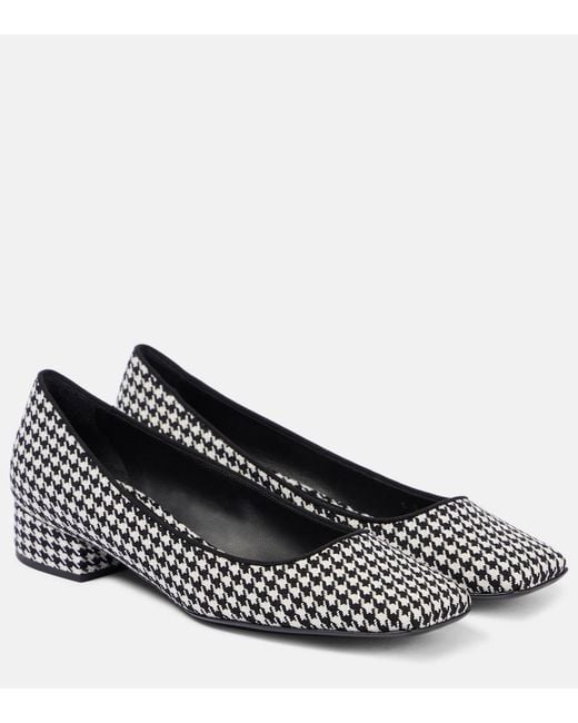 Dolce & Gabbana Black Dg Houndstooth Pumps