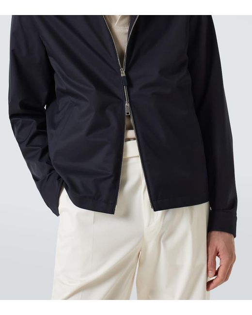 Zegna Blue Motorin 100Cc Technical Blouson for men