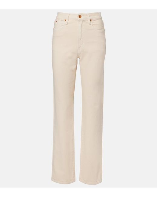 SLVRLAKE Denim Natural London Straight Jeans
