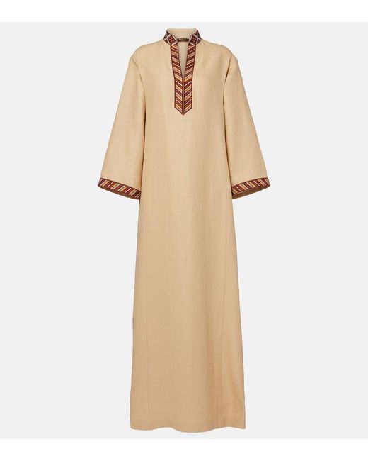 Loro Piana Natural Tilde Cotton Kaftan