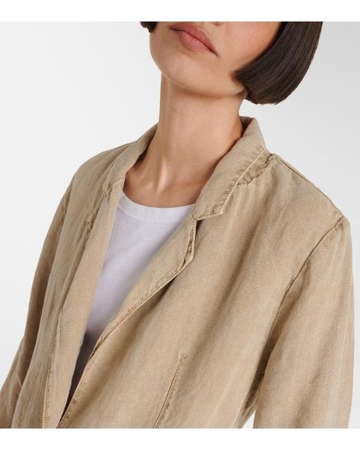 Velvet Natural Lenny Linen Blazer