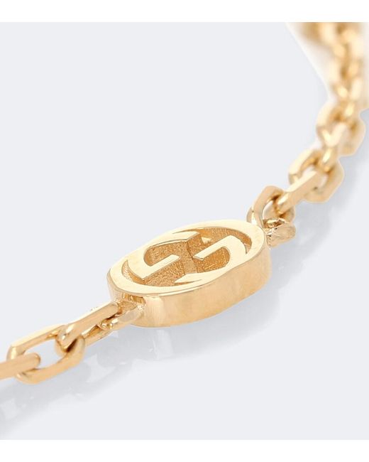 Gucci Metallic Interlocking G 18Kt Bracelet