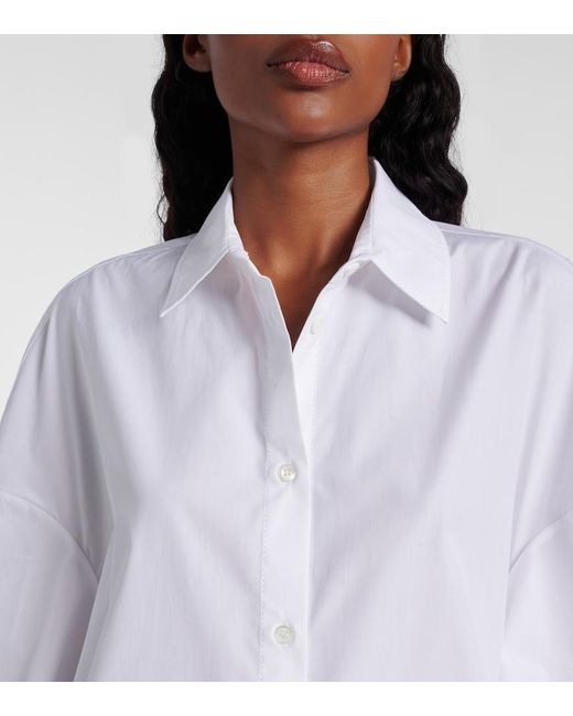 Marni White Cotton Shirt Dress