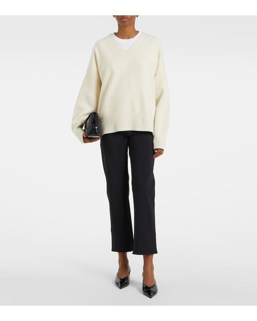 Rohe Blue Scuba Cropped Slim Pants