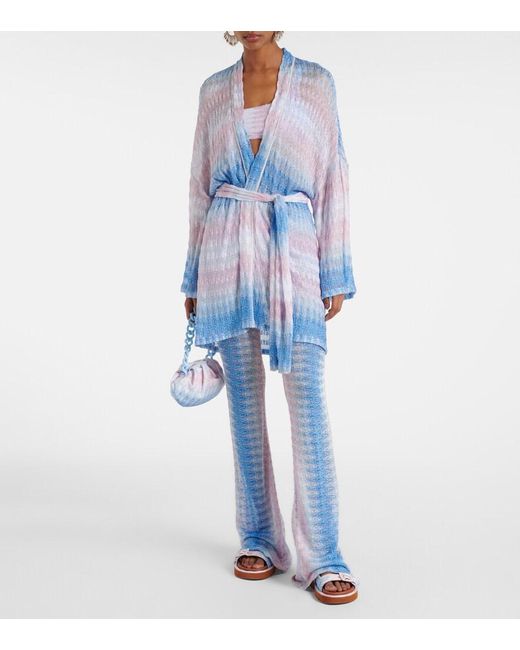 Missoni Blue Wave Beach Cover-Up