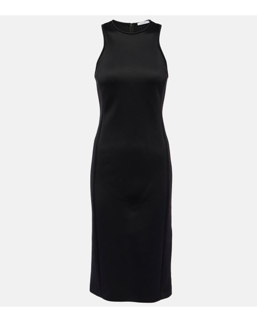 Max Mara Black Jersey Midi Dress