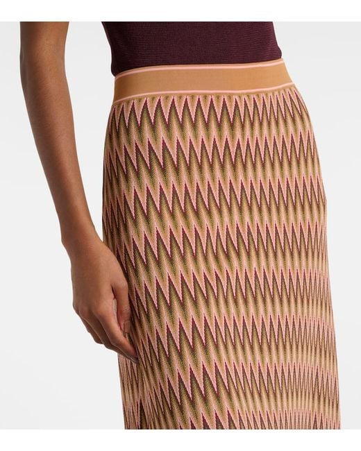 Rixo Brown Midirock Brandy Aus Jacquard