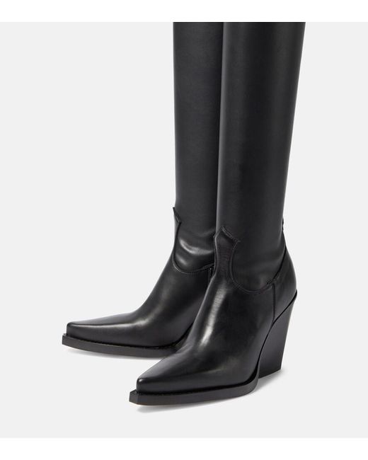 Paris Texas Black Vegas Over-The-Knee Boots