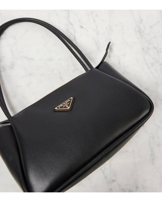Prada Black Medium Leather Darling Shoulder Bag