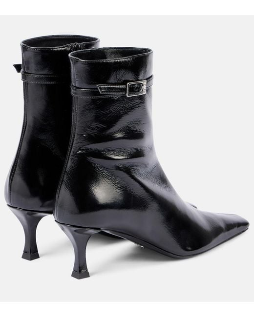 Proenza Schouler Black 60 Leather Ankle Boots