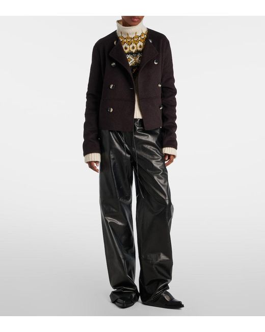 Proenza Schouler Black Label Courtney Wool-Blend Jacket