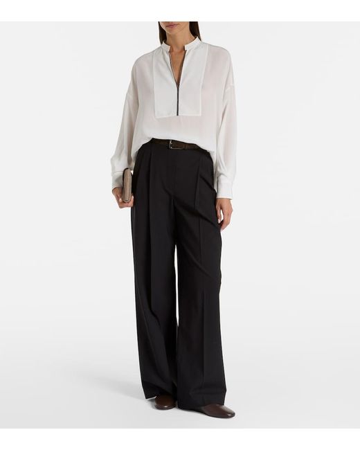 Brunello Cucinelli White Blouse