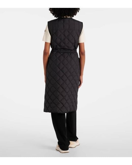 Moncler Black Butor Quilted Down Vest