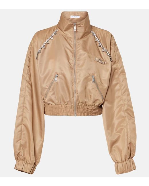 Area Natural Crystal Trim Track Jacket