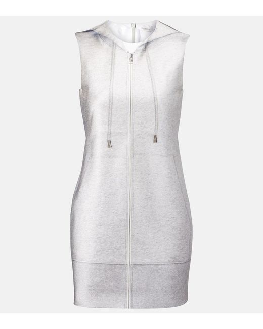 J.W. Anderson White Zip-Up Shift Dress