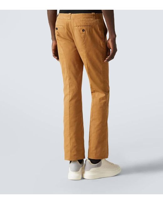 Pantaloni Chino di Alexander McQueen in Brown da Uomo