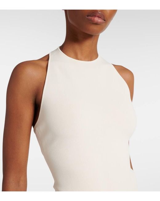 Roland Mouret White Halterneck Bodysuit