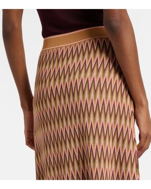 Rixo Brown Midirock Brandy Aus Jacquard