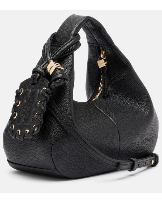 Ganni Black Mini Tote Bag