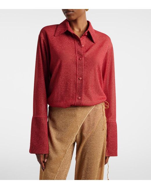 Oseree Red Lumiere Shirt