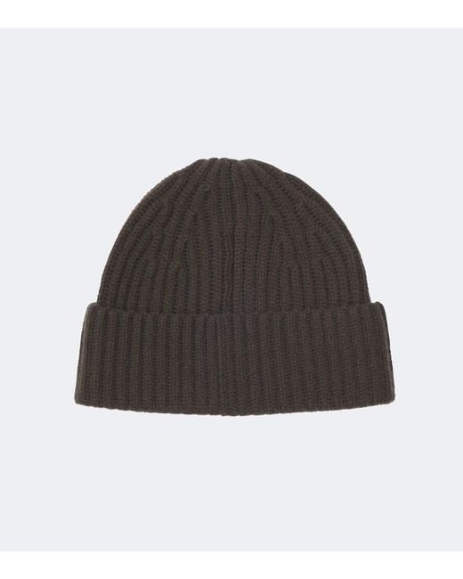 Lisa Yang Black Menton Ribbed-Knit Cashmere Beanie for men