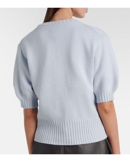 Jardin Des Orangers Blue Cashmere Cardigan