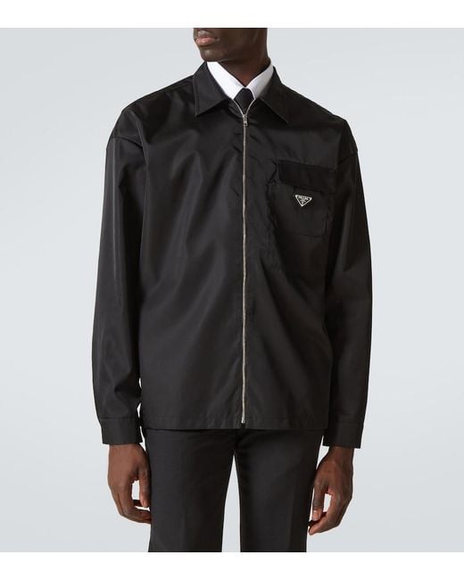 Prada Black Re-Nylon Jacket for men