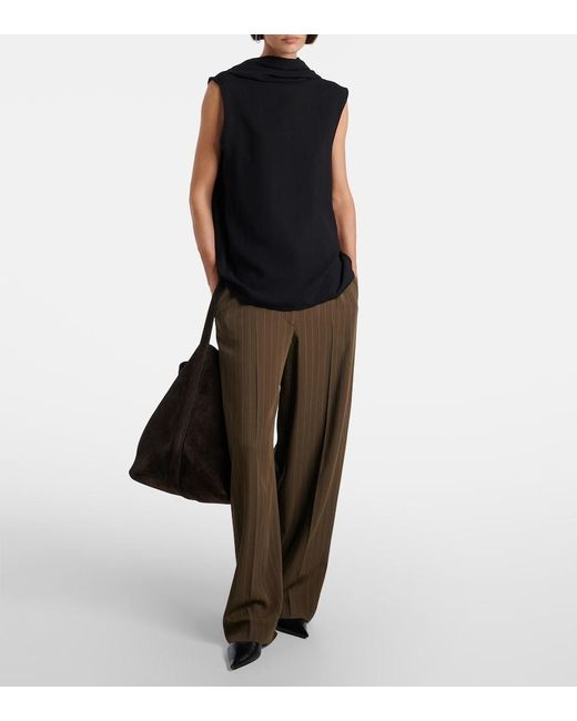 Totême Black Knitted Top