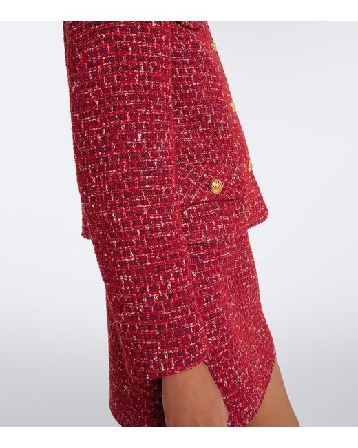 Valentino Red Tweed Jacket