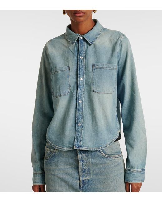 Camicia Di Jeans di Re/done in Blue