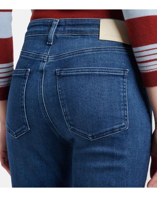 Citizens of Humanity Blue Lilah Flare High-Rise Flared Jeans