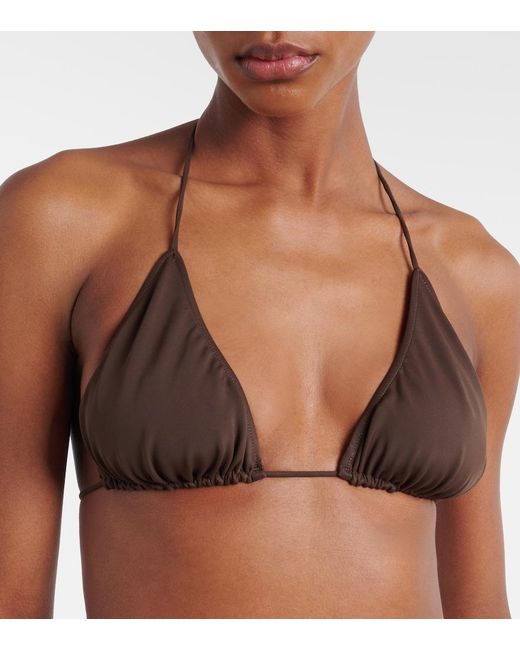 Jacquemus Multicolor Triangle Bikini Top