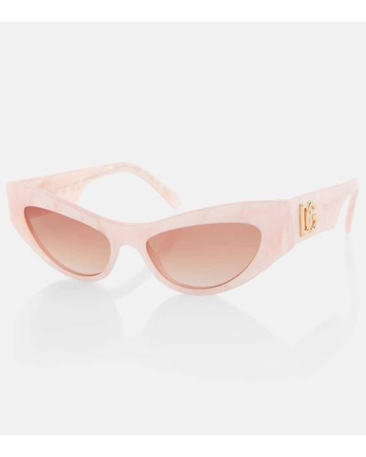 Occhiali da sole cat-eye di Dolce & Gabbana in Pink