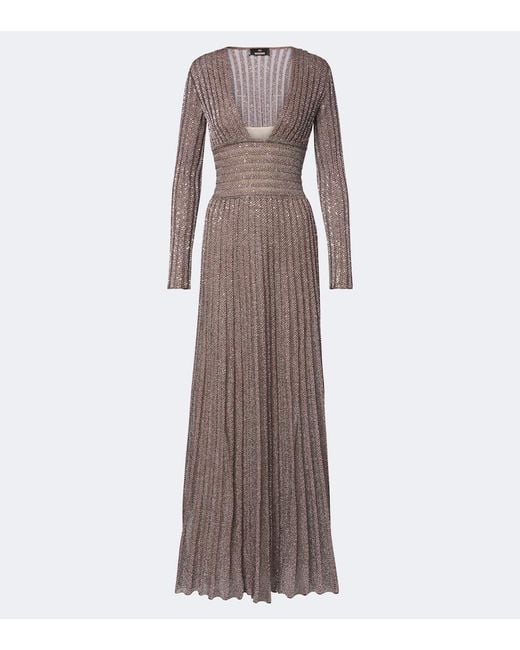 Missoni Brown Sequined Gown