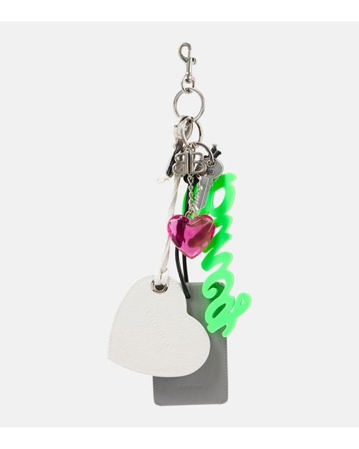 Balenciaga Green Aki Keyring