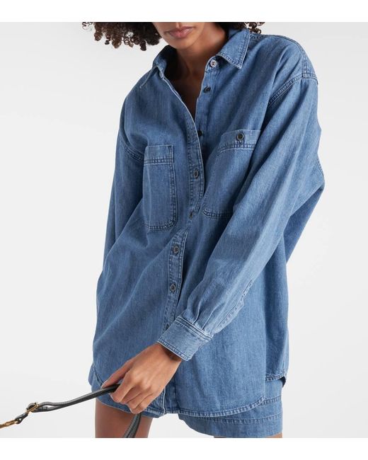 Camicia di jeans Verane di Isabel Marant in Blue