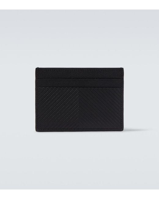 Loewe Black Logo Leather Card Holder for men