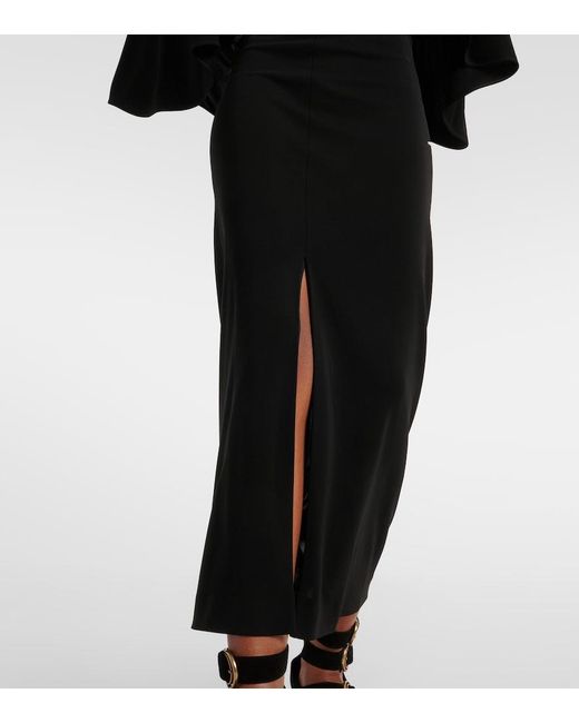 Chloé Black Caped Gown