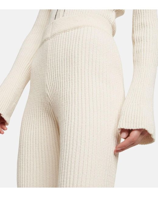 AMI Natural Hose Aus Rippstrick