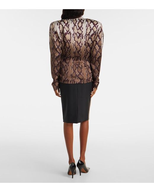 Stella McCartney Brown Printed Top