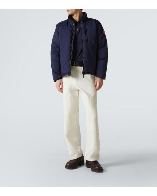 Canada Goose Blue Lodge Navy Feather-light Shell Jacket, Navy, Shell Jacket for men