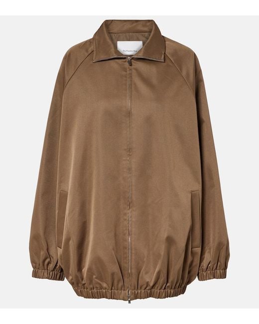 Frankie Shop Brown Baxter Oversized Blouson