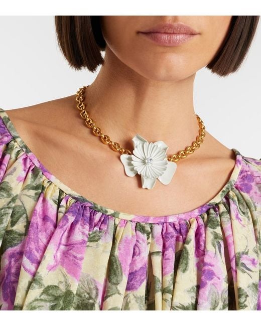 Chloé Metallic Bloom Choker
