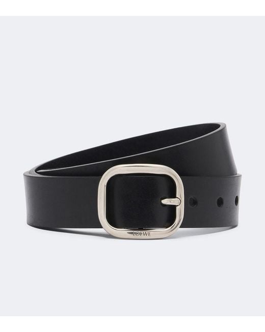 Loewe Black Leather Belt