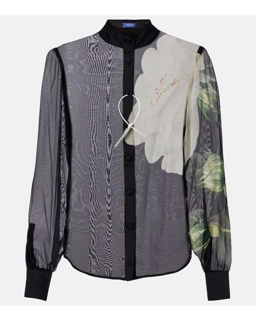 LEO LIN Gray Bluse Alma