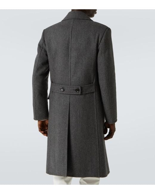 Cappotto Doppiopetto di Tom Ford in Black da Uomo