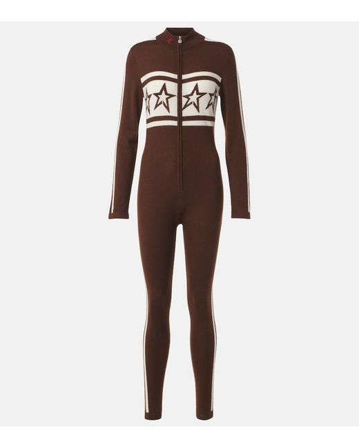 Perfect Moment Multicolor Apres Team Turtleneck Wool Jumpsuit