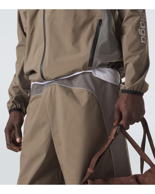 Balenciaga Brown Technical Track Jacket for men