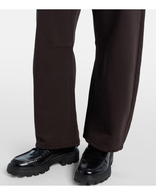 Citizens of Humanity Black Miro Cotton Fleece Sweatpants