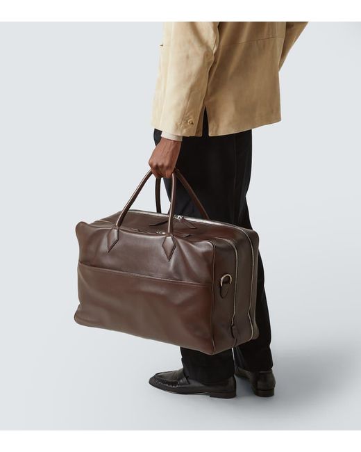 Metier Weekender Closer Weekend Aus Leder in Brown für Herren
